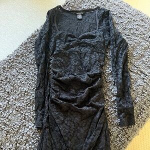 Bodycon Lace Dress, knee length